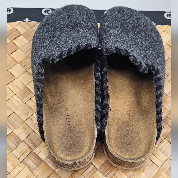 Garnet Hill Cork Mule Gray Slip-Ons Size 10 - Picture 10 of 10